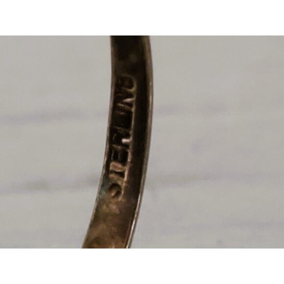 Vintage Sterling Silver Tiger's Eye Ring - Picture 4 of 6